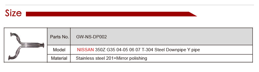 exhaust downpipe