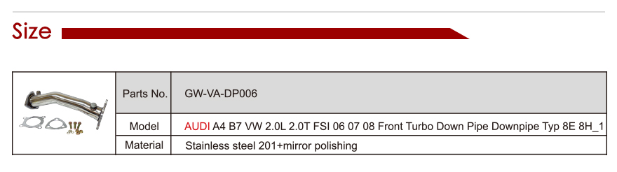 exhaust downpipe