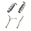 Nissan Altima 02-06 3.5L Dual Muffler Stainless Steel 201 Mirror Polished Exhaust System