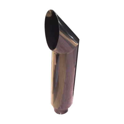 Glossy Black Stainless Steel 409 Exhaust Diesel Tip
