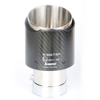 GRWA Stainless Steel 304 Carbon Fiber Exhaust Tip