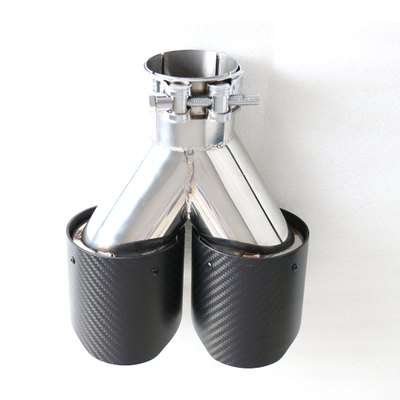 Hot Sale Carbon Fiber High Temperature Resistant Stainless Steel Exhaust Tip