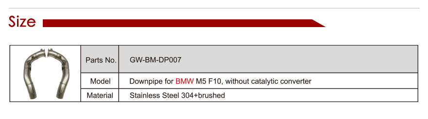 exhaust downpipe