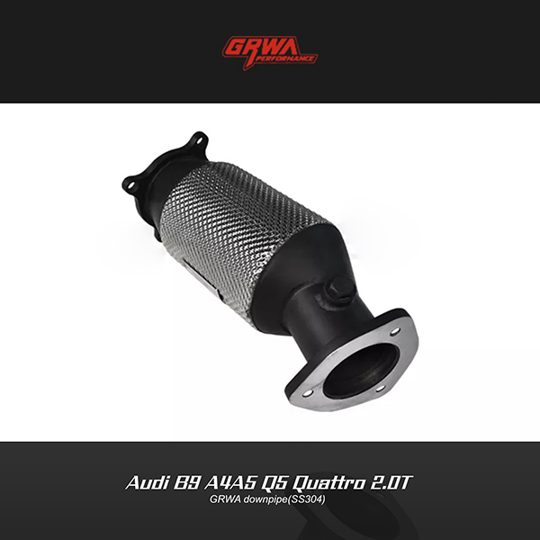 downpipe designed for A5 and Q5 models to improve turbo spool and enhance audi a5 exhaust and audi q5 exhaust performance.