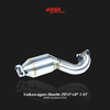 High-flow downpipe designed to improve volkswagen beetle exhaust flow and deliver better turbo response on the 1.4T engine.