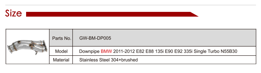 exhaust downpipe