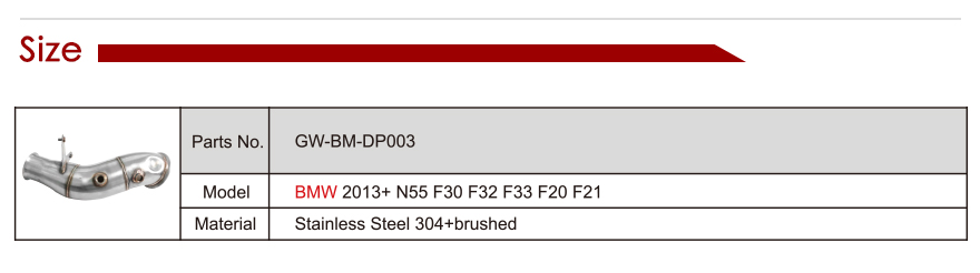 exhaust downpipe