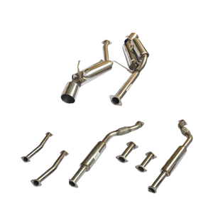 03-07 350Z HK Type 5 Dual Stainless Steel 201 Mirror Polished Exhaust System