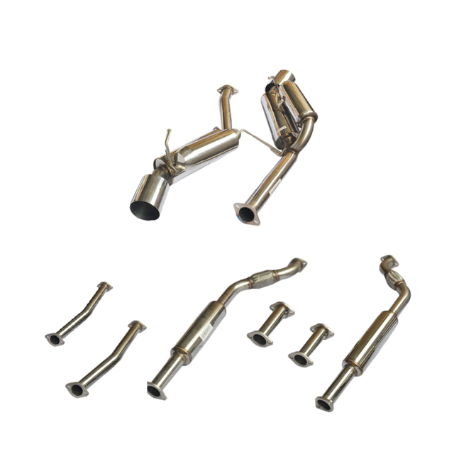 03-07 350Z HK Type 5 Dual Stainless Steel 201 Mirror Polished Exhaust System