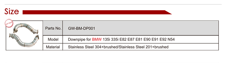exhaust downpipe