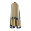 Dual Universal Stainless Steel 201 Car Exhaust Muffler