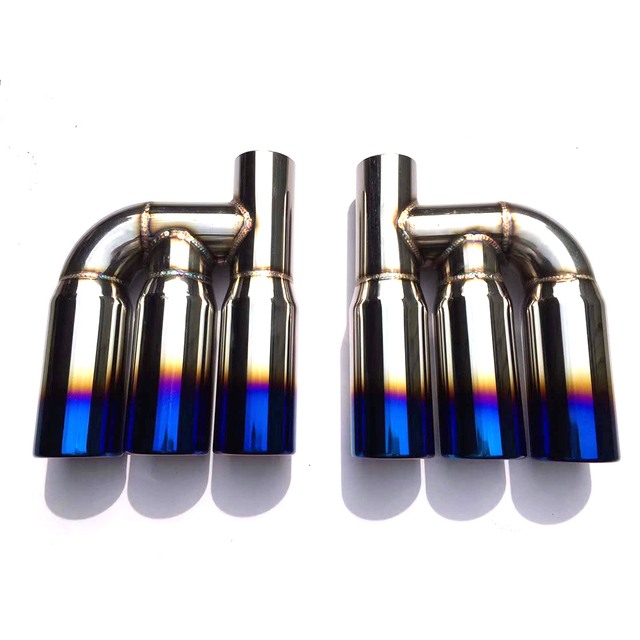 Universal 2.5 Blue Exhaust Muffler Tip