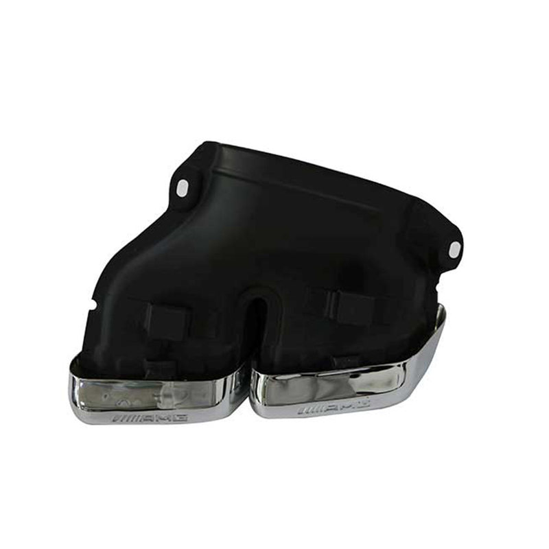 Benz W212 E-CLASS 2014 Black Painted Chrome Black Stainless Steel 304 Mirror Polished Exhaust Tip