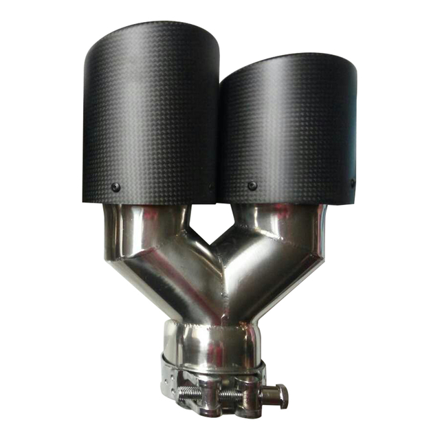 GRWA Stainless Steel 304 Carbon Fiber Exhaust Tip