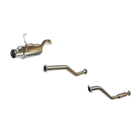 Hot Sale Honda 02-05 3D SI Black Silencer Stainless Steel Cat-Back Exhaust System