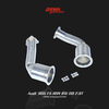 RS5 F5 stainless performance downpipe:Stainless audi rs5 downpipes boosting turbo response and exhaust performance.