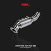 Precision BMW downpipe N55 system enhances turbo spool, increases horsepower and refines sound for BMW F10 535 exhaust setup.