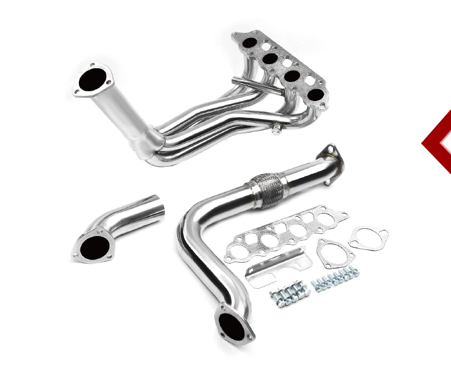 FORD FOCUS ZETEC ZX3/ZX5 LONG TUBE RACE Stainless Steel 321