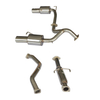 Cat Back Exhaust ~02-06 Hyundai Tiburton Dual Stainless Steel 201 Mirror Polished Exhaust System