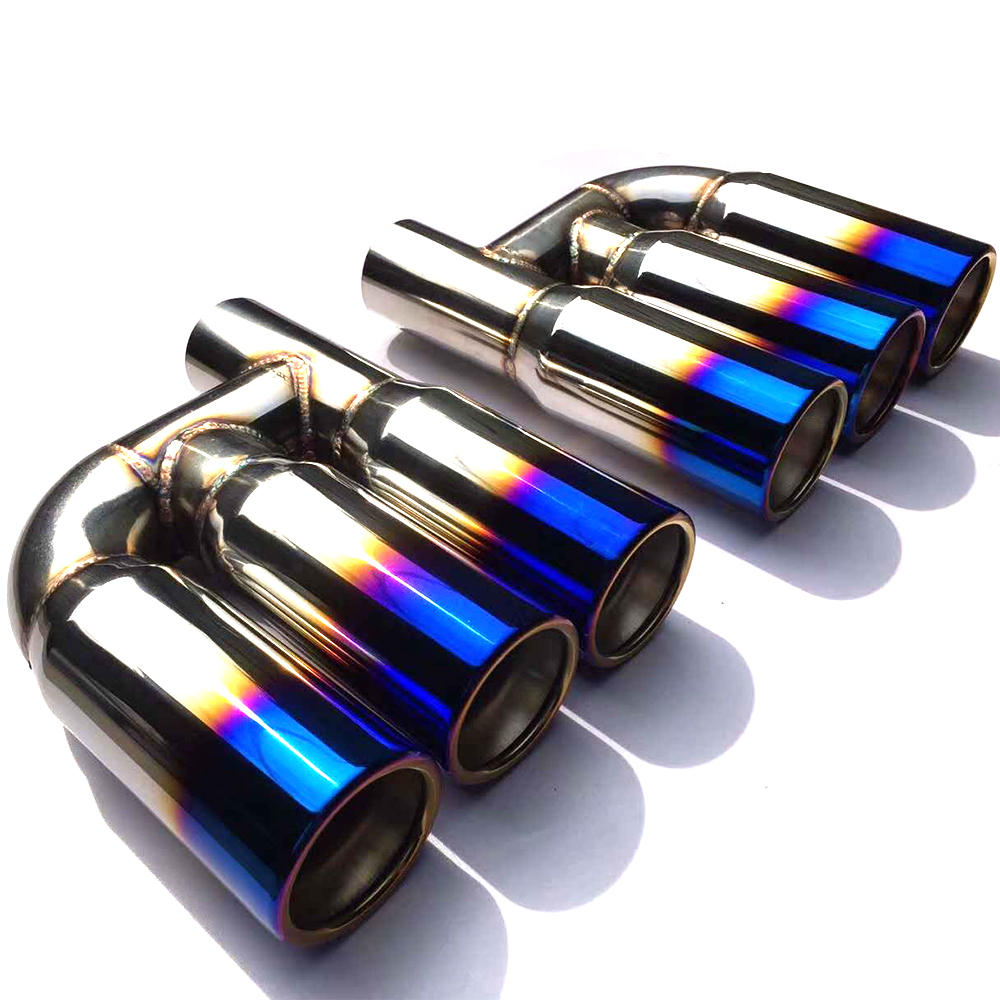 Universal 2.5 Blue Exhaust Muffler Tip