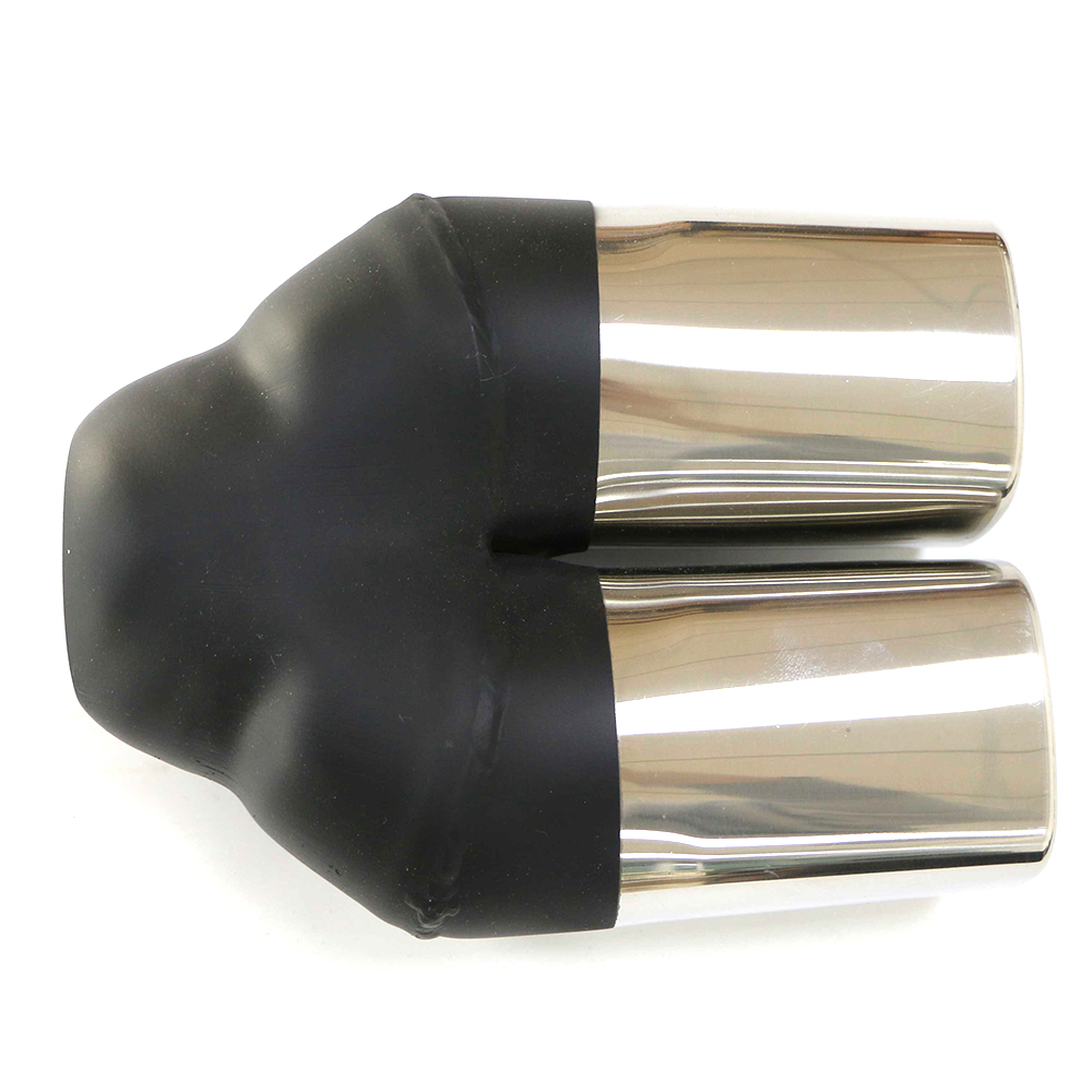 Stainless Steel Black Painted Single Wall Exhaust Tip