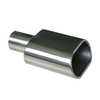 GRWA High Car Universal Stainless Steel M Exhaust Tip 