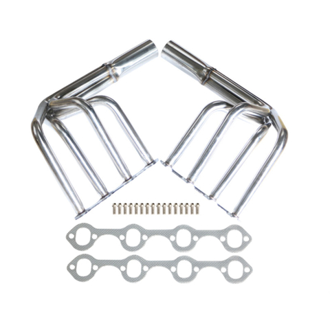 FORD T-BUCKET Classic Roadster Hot Rod Small Block Stainless Steel 322 Mirror Polished Exhaust Header
