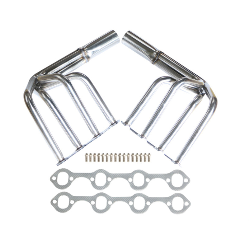 FORD T-BUCKET Classic Roadster Hot Rod Small Block Stainless Steel 322 Mirror Polished Exhaust Header