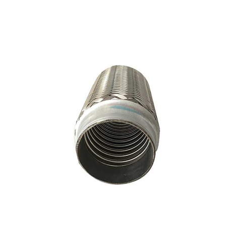 Exhaust Flexible Pipe without Internal Braid, with External Braid