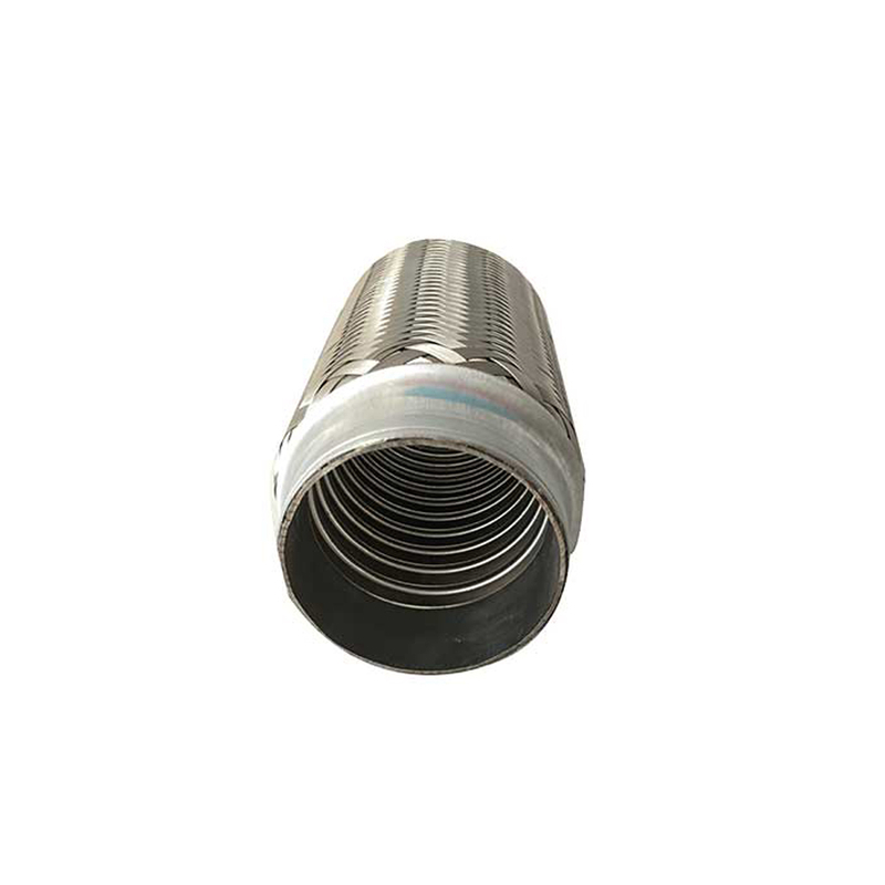Exhaust Flexible Pipe without Internal Braid, with External Braid