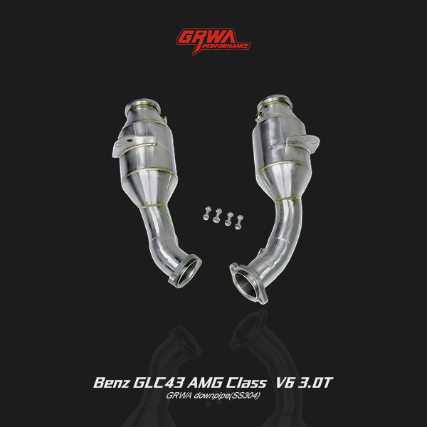 Premium downpipe for Benz AMG GLC43 V6 3.0T, enhancing glc43 amg exhaust tone, flow, and overall performance.