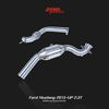 High-performance Ford Mustang downpipe improves turbo response and Mustang Ecoboost exhaust system.