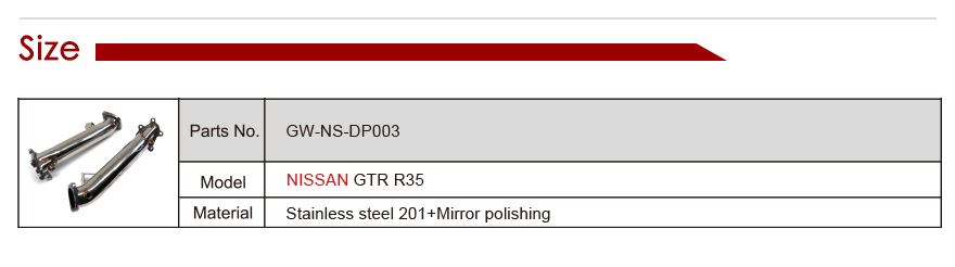 exhaust downpipe