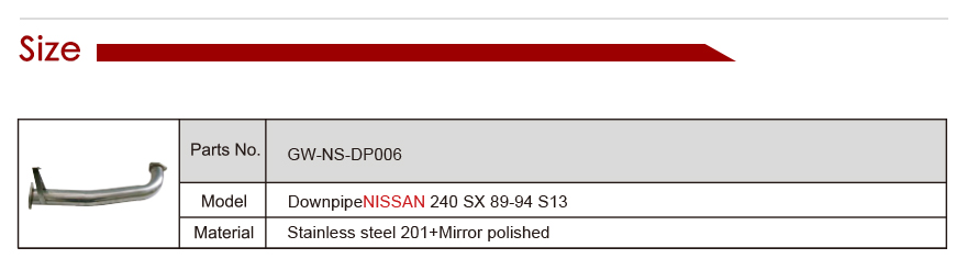 exhaust downpipe