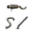 CatBack W/Black Silener NISSAN SENTRA 07-10 SE-R 2.5L Green Stainless Steel 201 Mirror Polished Exhaust System