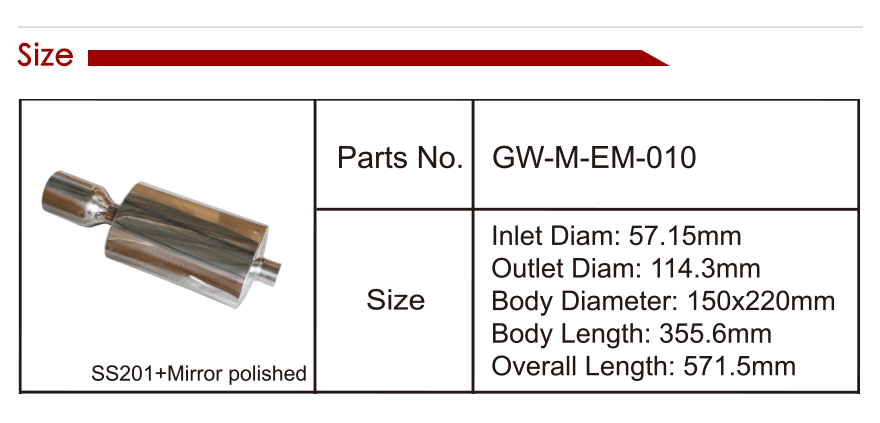 exhaust muffler