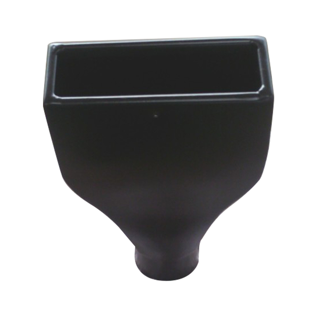 Grwa Universal Ss409 Black Painted Single Wall Exhaust Tip