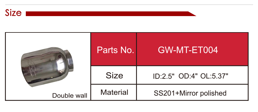 exhaust tip