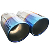 GRWA 2.5'' Universal Stainless Steel Titanium Exhaust Muffler Tip