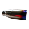 GRWA 2.5'' Universal Stainless Steel Titanium Exhaust Tip For Car