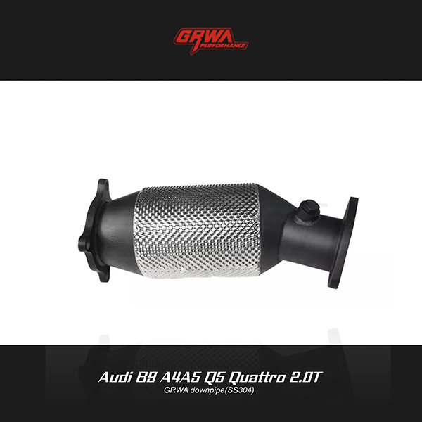 downpipe for Audi A4, A5 and Q5 Quattro 2.0T, supporting better airflow and strengthening audi a4 downpipe efficiency.
