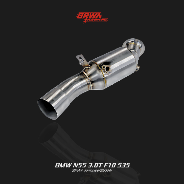 Premium BMW 5 Series F10 exhaust upgrade boosts N55 downpipe flow, reduces backpressure, and enhances driving sound.