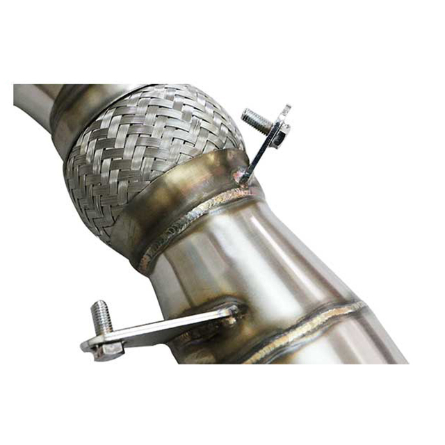 Stainless Steel 304+brushed Thickness 1.5mm Exhaust Downpipe BMW 328i 330i