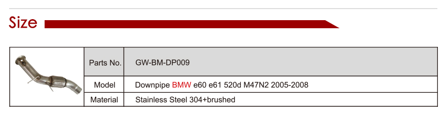 exhaust downpipe