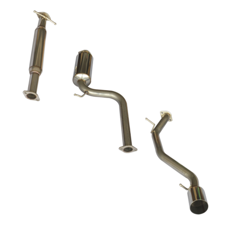 CatBack ~00-04 Focus 2.0L ZX3 Stainless Steel 201 Mirror Polished Exhaust System