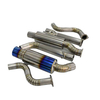 4.5"BURNT TIP MUFFLER RACING HI-POWER CATBACK EXHAUST FOR 09-14 370Z Z34 VQ37VHR Titanium Alloy Exhaust System