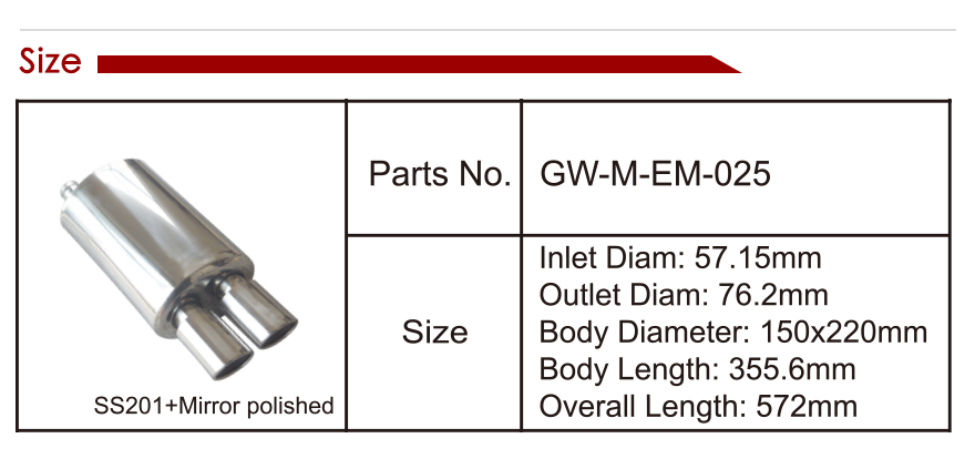 exhaust muffler