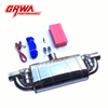 Universal Stainless Steel 304 Exhaust Muffler with Cutout Valve