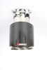 GRWA Stainless Steel 304 Carbon Fiber Exhaust Tip