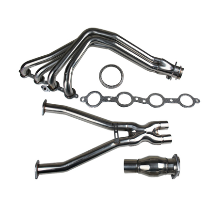 97-00 Ls1 Ls6 C5 Chery Corvette Stainless Steel 304 Mirror Polished Exhaust Header